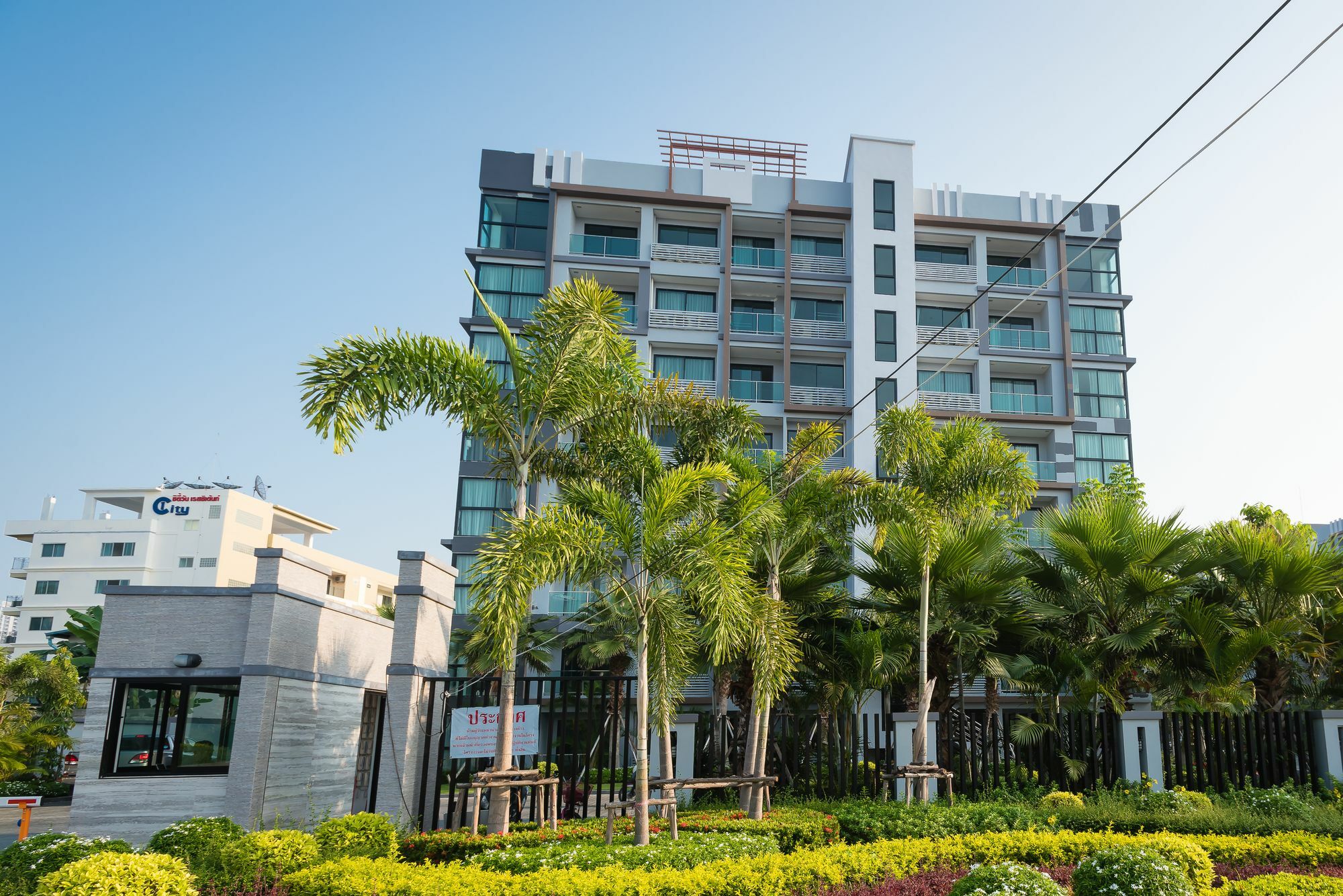 Ferienwohnung Dusit Grand Park Jomtien Beach Exterior foto