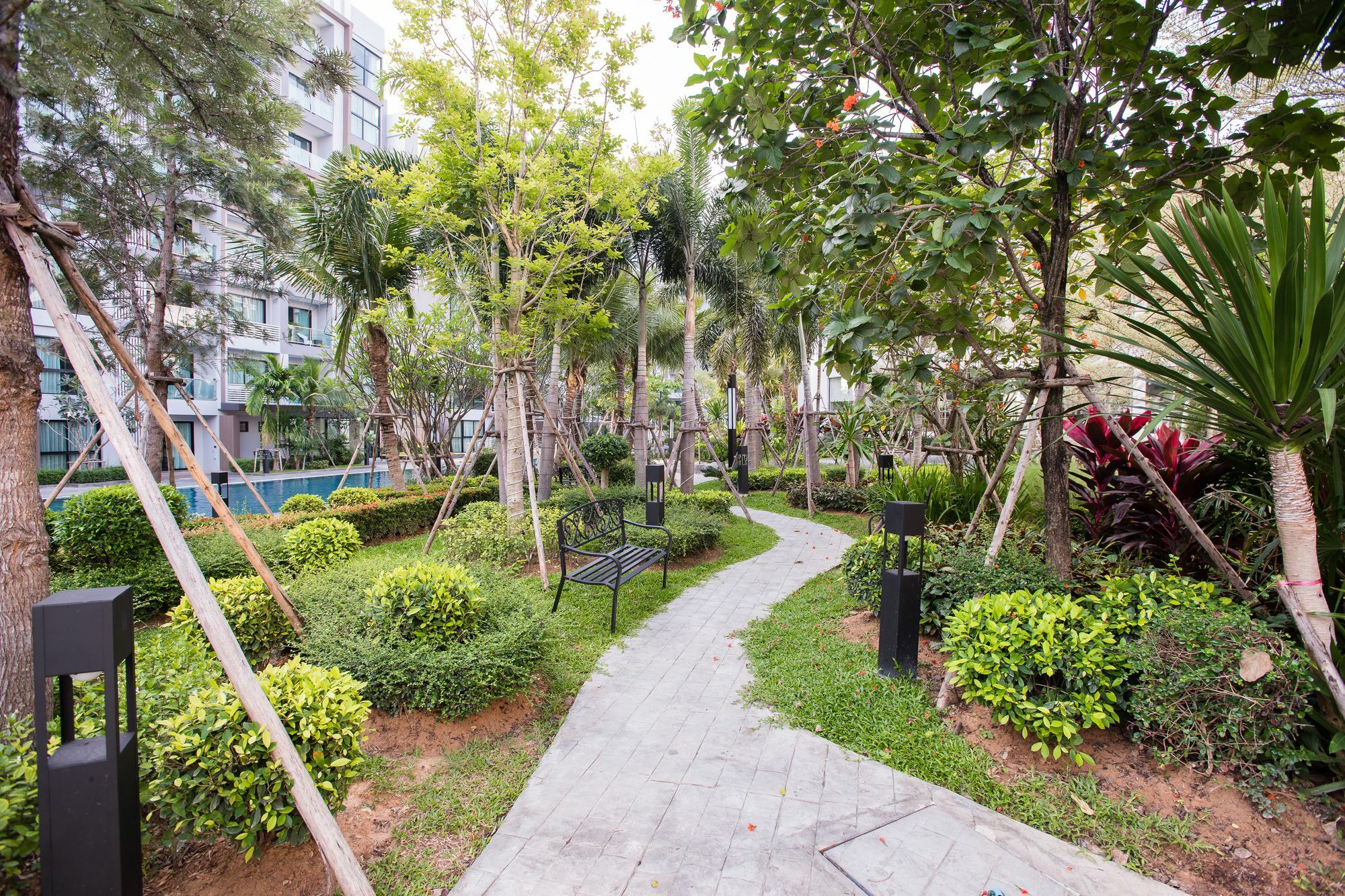 Ferienwohnung Dusit Grand Park Jomtien Beach Exterior foto